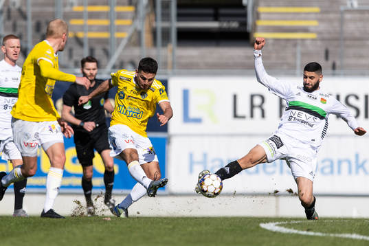 Falkenbergs Edi Sylisufaj och GAIS Aiham Ousou