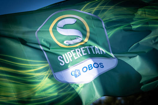 Flagga med superettan
