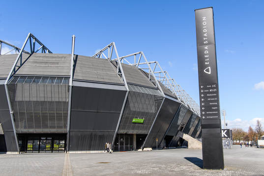 Exteriör över Eleda Stadion