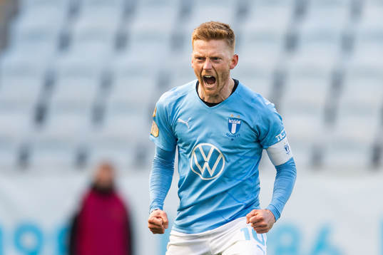 Malmö FFs Anders Christiansen jublar