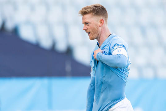Malmö FFs Anders Christiansen jublar