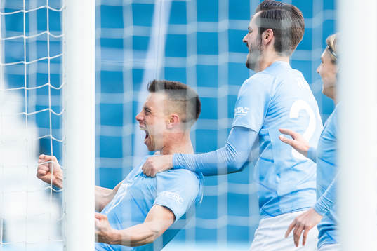 Malmö FFs Jonas Knudsen jublar