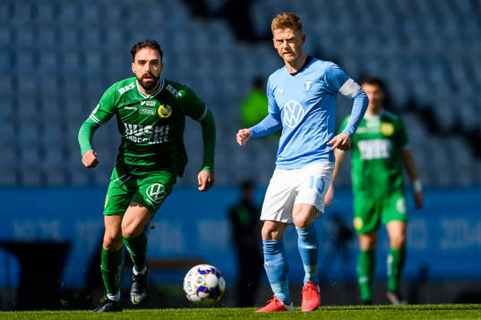 Malmö FFs Anders Christiansen och Hammarbys Abdul Khalili