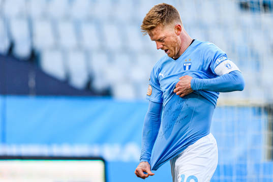Malmö FFs Anders Christiansen jublar