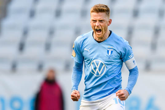 Malmö FFs Anders Christiansen jublar