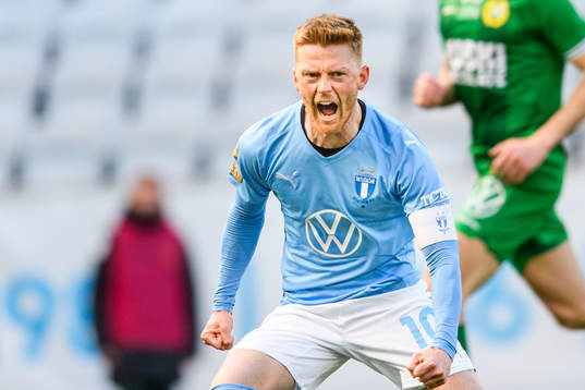 Malmö FFs Anders Christiansen jublar