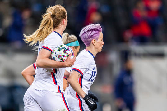 Megan Rapinoe of USA celebrates