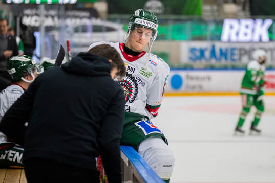 Frölundas Robin Alvarez deppar