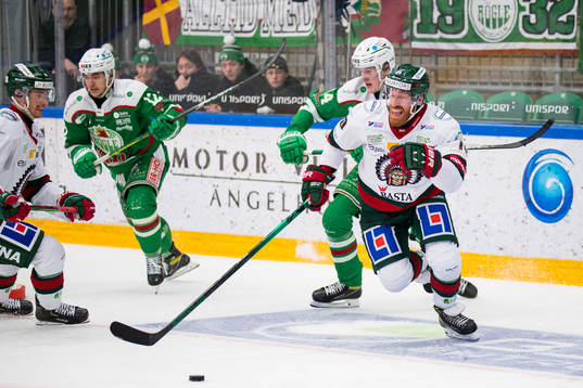 Frölundas Jens Olsson och Rögles Adam Edström