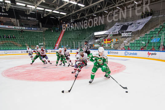 Frölundas Jonathan Sigalet och Rögles Adam Tambellini