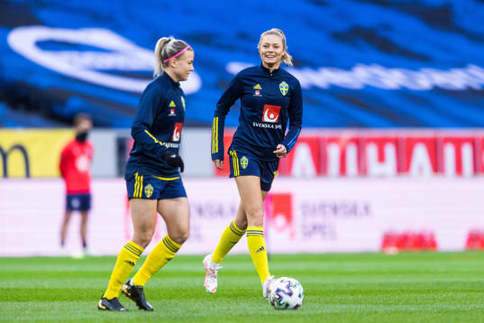 Magdalena Eriksson and Fridolina Rolfö of Sweden