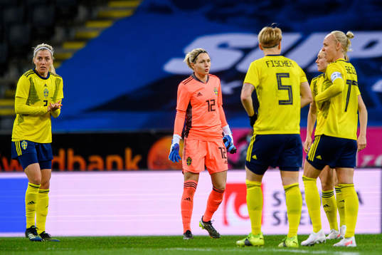 Linda Sembrant , goalkeeper Jennifer Falk , Nilla Fischer
