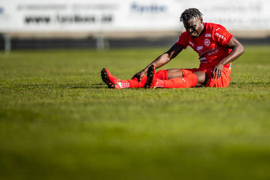 Värnamos Alhassan A Haestad Kamara har ont