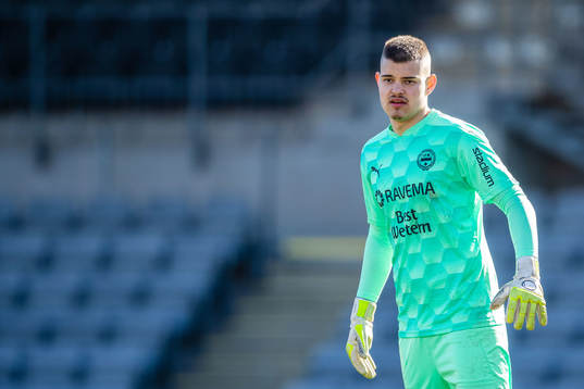 Värnamos målvakt Filip Eriksson