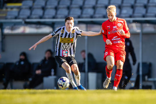 Landskronas Filip Olsson och Värnamos Victor Larsson
