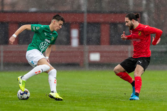 Jönköpings  Adam Ben Lamin och Vasalunds Elias Durmaz