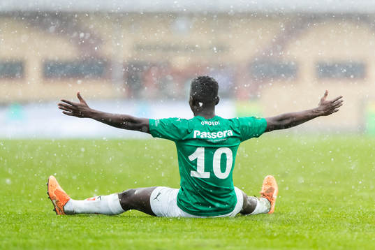 Jönköpings Eric Johana Omondi jublar