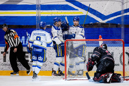 Leksands Patrik Zackrisson, Peter Cehlarik och Carter