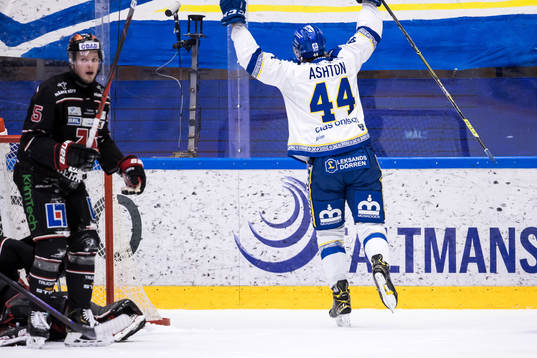 Leksands Carter Ashton jubel