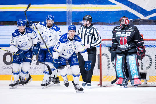 Leksands Carter Ashton jubel