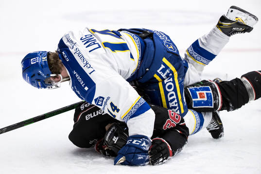 Leksands Oskar Lang och Örebros Emil Larsson