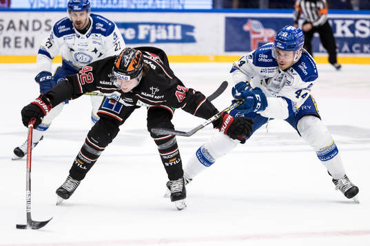 Örebros Kalle Jellvert och Leksands Carter Ashton
