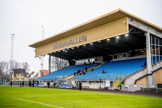 Vångavallen innan fotbollsmatchen i Superettan mellan
