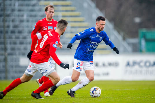 Norrbys Ivo Dominik Pekalski och Trelleborgs Simon Amin