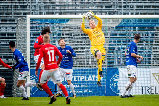 Trelleborgs målvakt Hampus Nilsson