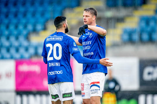 Trelleborgs Mouhammed Ali Dhaini och Fredrik Liverstam