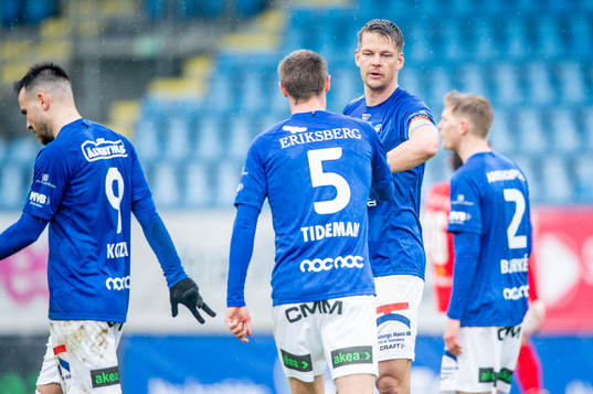 Trelleborgs Fredrik Liverstam och Anton Tideman jublar