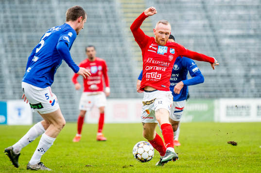 Norrbys Max Olsson mot Trelleborgs Anton Tideman