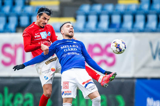 Norrbys Dijan Vukojevic mot Trelleborgs Dzenis Kozica