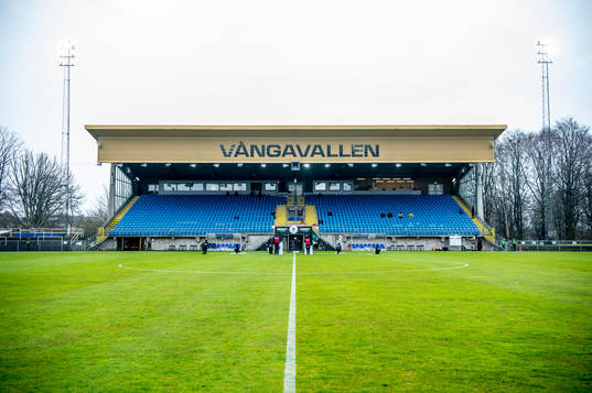 Vångavallen innan fotbollsmatchen i Superettan mellan