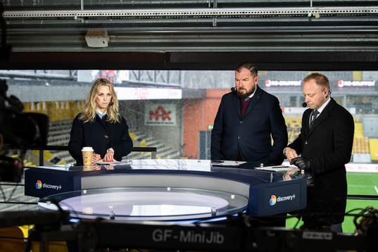 Karin Frick, Alexander Axén och Anders Andersson i