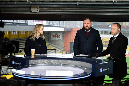 Karin Frick, Alexander Axén och Anders Andersson i