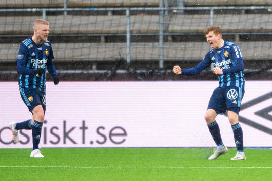 Djurgårdens Aslak Witry jublar