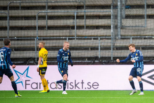 Djurgårdens Aslak Witry jublar