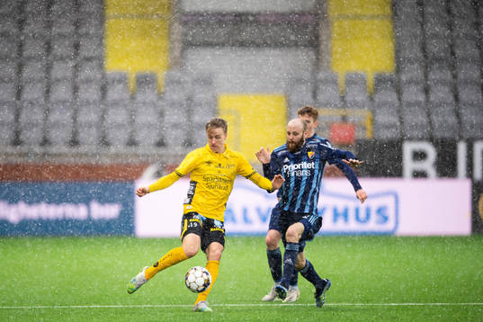 Elfsborgs Jeppe Møldrup Okkels och Djurgårdens Curtis