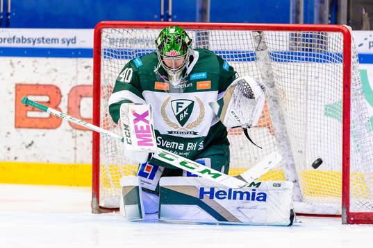 Färjestads målvakt Henrik Haukeland