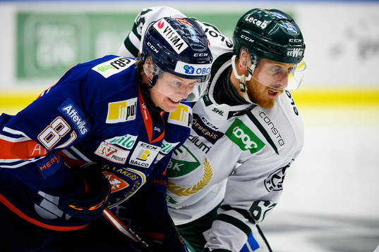 Växjös Fredrik Karlström och Färjestads Pontus