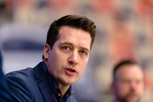 Växjös tränare Sam Hallam