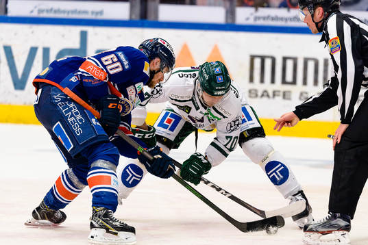 Växjös Erik Josefsson och Färjestads Jacob Nilsson