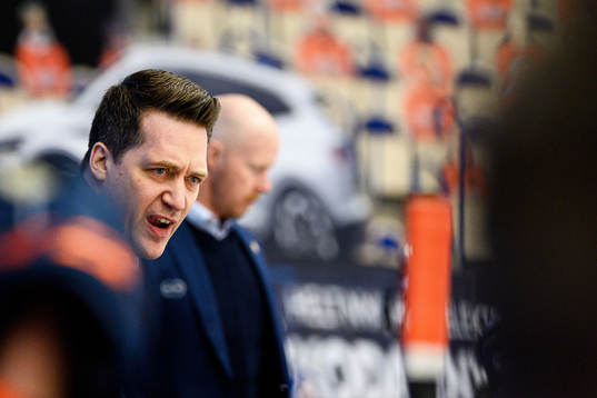 Växjös tränare Sam Hallam