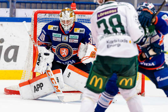 Växjös målvakt Viktor Fasth