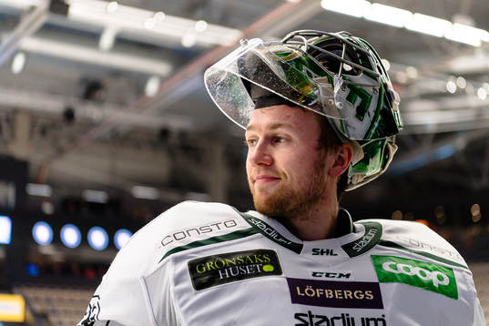 Färjestads målvakt Henrik Haukeland