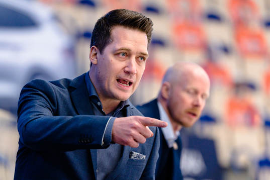 Växjös tränare Sam Hallam