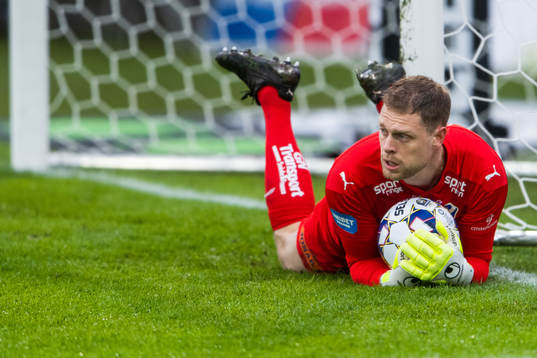 Halmstads målvakt Malkolm Nilsson Säfqvist