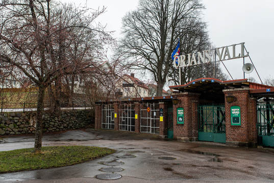 Entrén till Örjans Vall