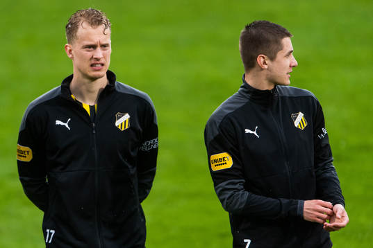Häckens Gustav Berggren och Leo Bengtsson